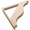 Ekena Millwork 5 1/2-in W x 44-in D x 44-in H Funston Block Rough Cedar Woodgrain TimberThane Outlooker, Primed Tan OUTUR055X44X44FST44RCPR - alternate 6